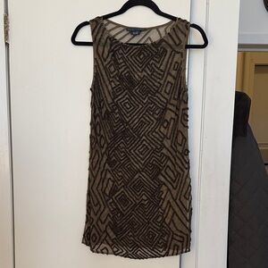 Vintage Ralph Lauren Sheer Beaded Tunic